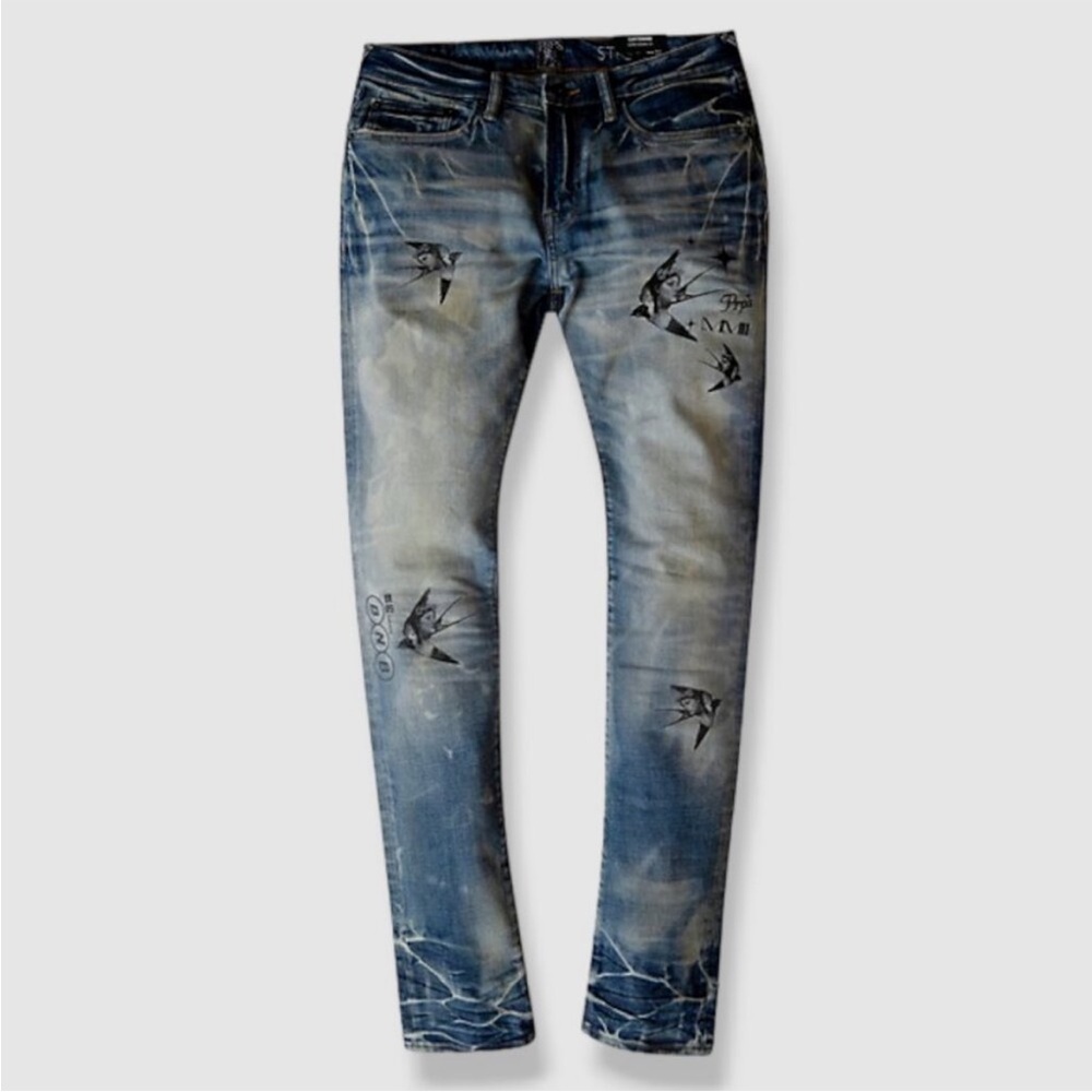 PRPS Cayenne llewellyn Stretch Jeans Indigo